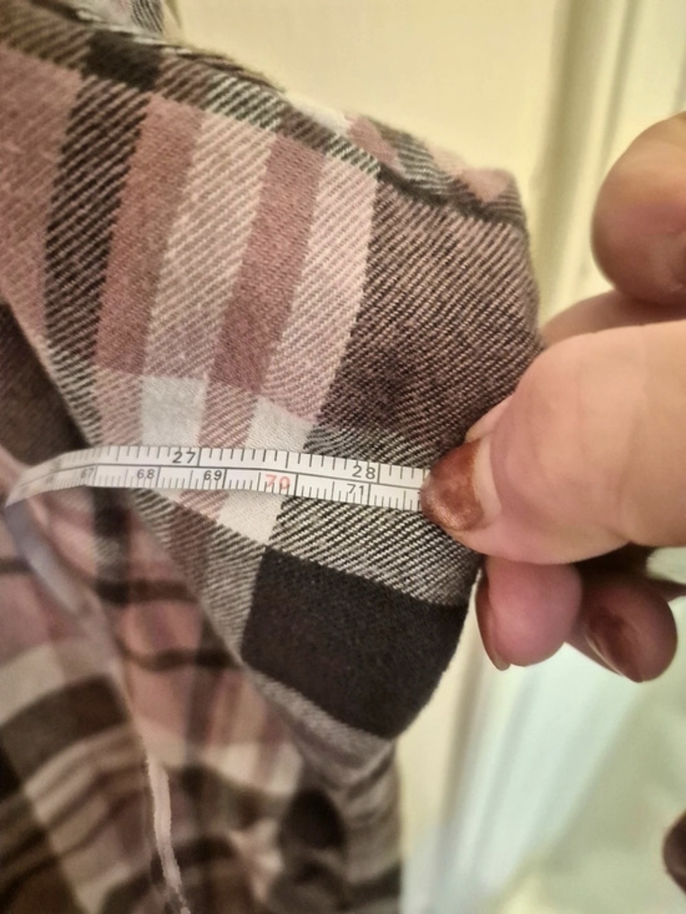 Columbia 3X Pink Plaid Cotton Flannel Shirt Plus Size 28” PTP - Picture 8 of 9